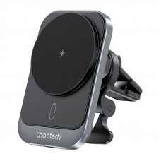 Choetech Magnetic car holder witch charger Choetech T206-F, 15W (black)