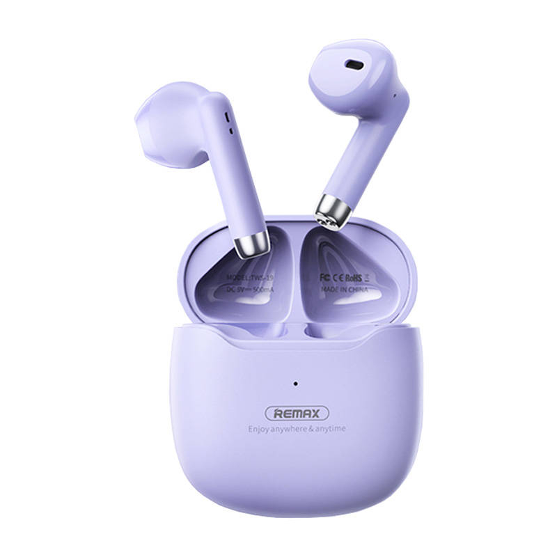 Remax Marshmallow Stereo TWS-19 bezvadu austiņas (violetas)