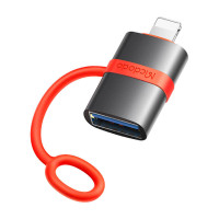 OT-3810 USB-A uz Lightning adapteris (melns)