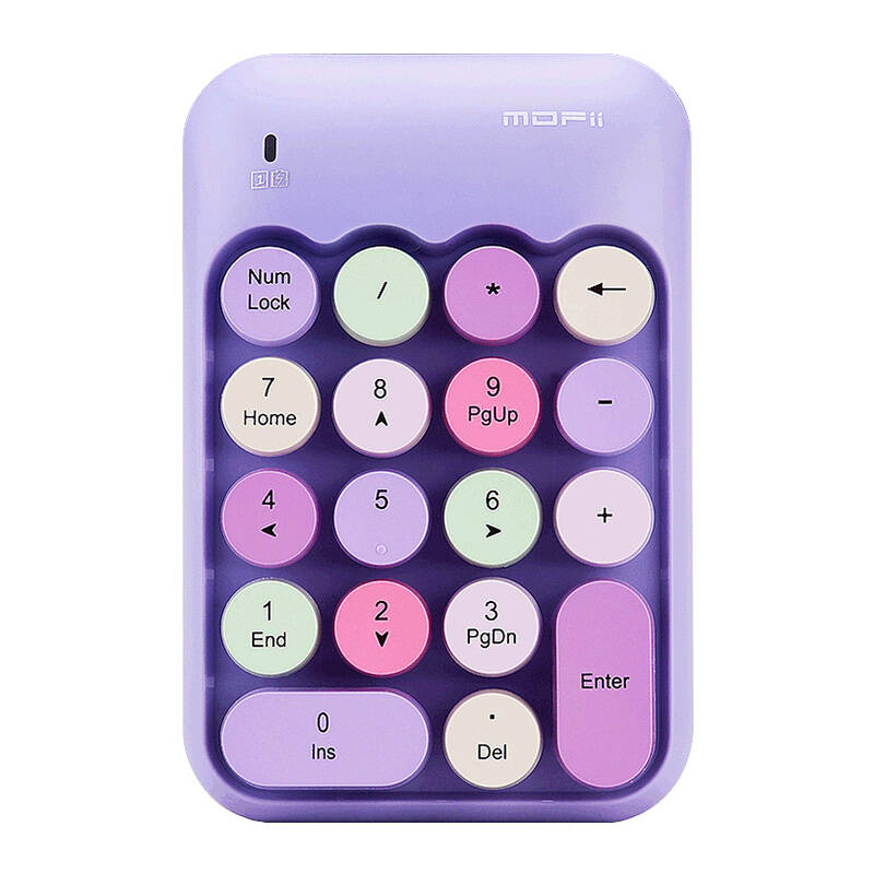 Bezvadu ciparu tastatūra X910 (violeta)