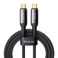 Mcdodo CA-2990 USB-C uz USB-C kabelis, PD 140 W, 1,2 m (melns)