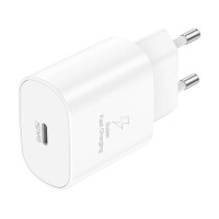 EU51 USB-C 25 W tīkla lādētājs (balts)