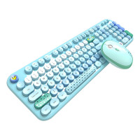 Mofii Lovely 2,4 G bezvadu tastatūras un peles komplekts (zils)