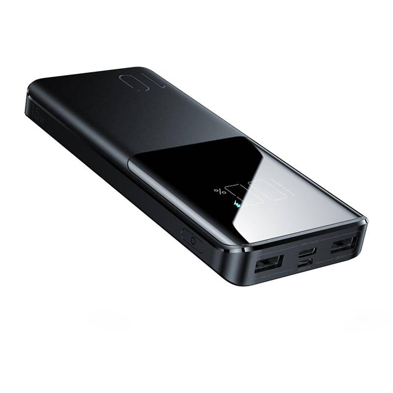 Joyroom Power Bank 15W 10000mAh Joyroom JR-T013 (black) 10 + 4 pcs FOR FREE