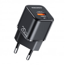 Rocoren Wall charger MiniGaN Rocoren USB-C, USB, 20W (black)