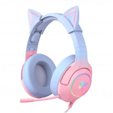 Onikuma K9 7.1 Gaming Headphones Pink and Blue