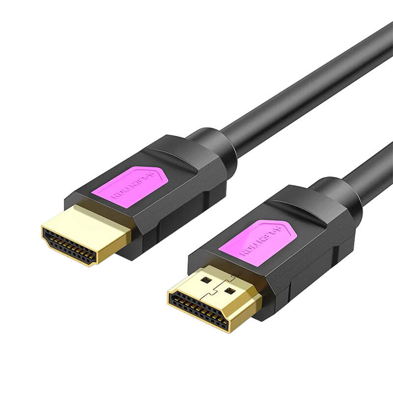 VC-HH20 HDMI 4K liela ātruma uz HDMI 2.0 kabelis, 18 Gbps, PVC, 0,5 m (melns)