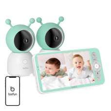 Boifun 6T electronic rotating nanny 2 cameras + monitor