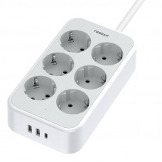 Tessan power strip TS-PS02DE00 (white)