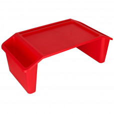 LAPTOP TABLE WITH ORGANISER RED