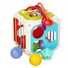 EDUCATIONAL CUBE SHAPE SORTER XYLOPHONE 7IN1 BIBI-INN