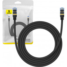 Baseus Braided network cable cat.7 Baseus Ethernet RJ45, 10Gbps, 2m (black)