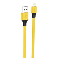 X96 USB-A uz Lightning kabelis 2,4 A, 1 m (dzeltens)