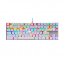 Mehāniskā spēļu tastatūra Motospeed K87S RGB (balta)