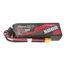 Gens Ace G-Tech 5000mAh 11.1V 60C 3S1P Lipo ar XT60 spraudni