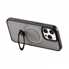 Joyroom Magnetic protective phone case with holder Joyroom JR-BP004 for iPhone 15 Pro (black)