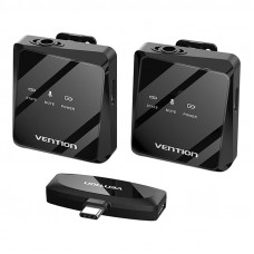 Vention Wireless microphone x2 Vention NCBB0 USB-C (black)