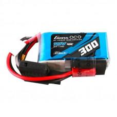 Gens Ace G-Tech 300mAh 11.1V 45C 3S1P Lipo akumulators ar JST-SYP spraudni