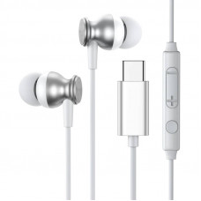 Joyroom JR-EC04 Wired Earphones, USB C (Silver) 10 + 4 pcs FOR FREE