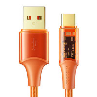 Mcdodo kabelis USB-C Mcdodo CA-3150, 6A, 1,8 m (oranžs)