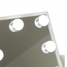 LED kosmētikas spogulis ar USB spuldzēm 30x40cm