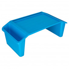 LAPTOP TABLE WITH ORGANISER MOBILE BLUE