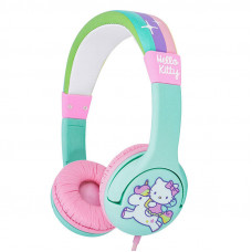 OTL Wired headphones for Kids OTL Hello Kitty Rainbow (turquoise)