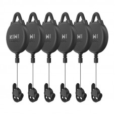 VR Cable Pulley System-6 pcs Kiwi Design V2-6 for Meta Quest 2 Black