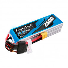 Gens Ace G-Tech 2500mAh 22,2V 80C 6S1P Lipo akumulators ar XT60 spraudni