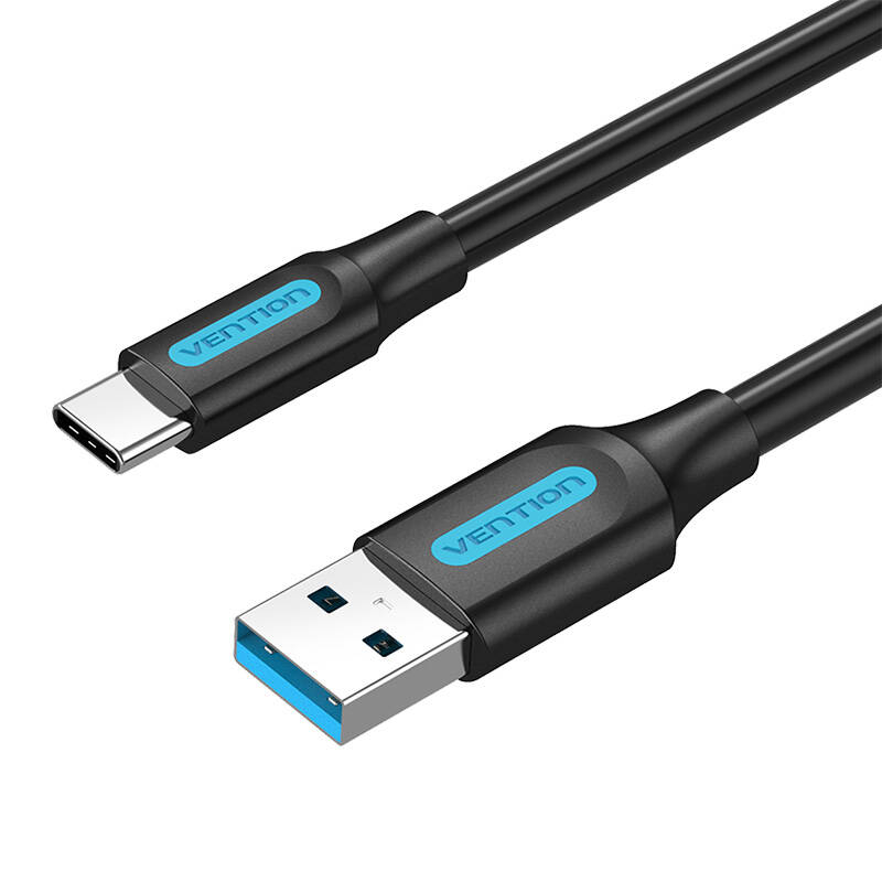 Vention USB 3.0 A līdz USB-C kabelis Vention COZBH 2m Black PVC