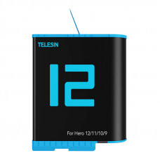 Telesin Battery Telesin for GoPro Hero 12 / Hero 11 / Hero 10 / Hero 9 (1750 mAh) - GP-BTR-901-D