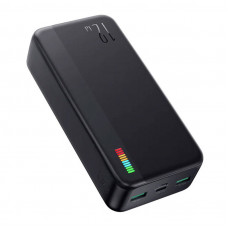 12W Power Bank 30000mAh Joyroom JR-T018 (melns) 10 + 4 gab. PAR BRĪVU