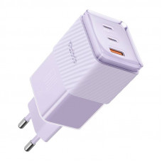 Tīkla lādētājs Mcdodo CH-1502 2x USB-C, USB-A (violeta)