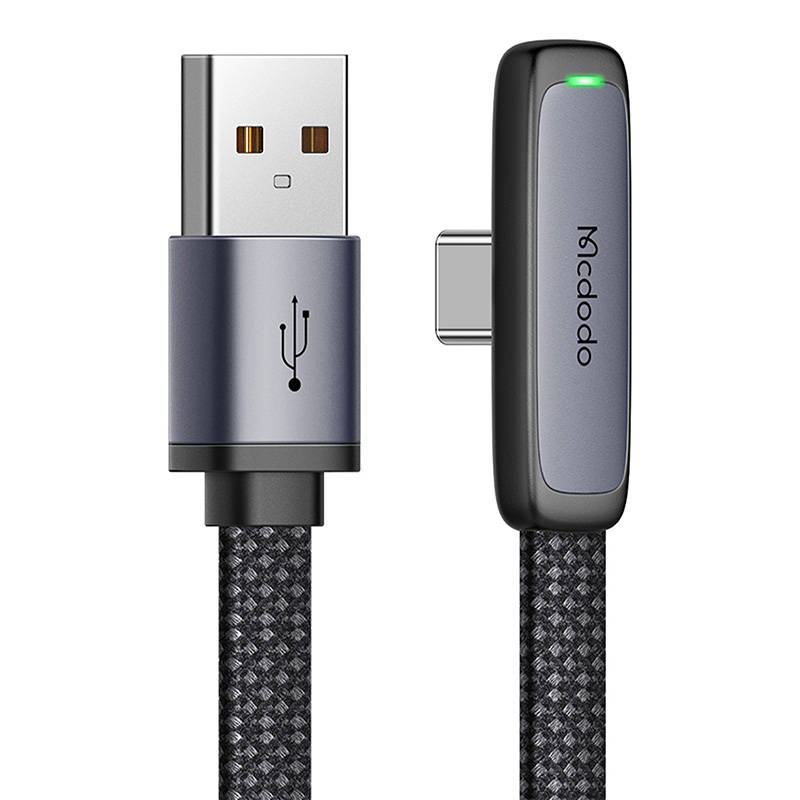 Mcdodo USB–USB-C kabelis Mcdodo CA-3341 6A 90 grādi 1,8 m