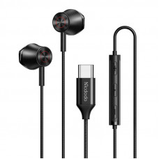 Mcdodo Wired earphones Mcdodo HP-4070, USB-C (black)