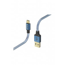 Hama 00178289 USB kabelis 1,5 m USB 2.0 USB A mikro-USB B zils