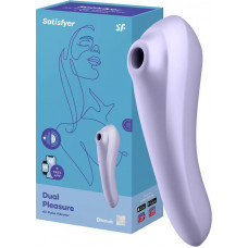 Vibrators Satisfyer Dual Pleasure ar lietotni (Mauve)