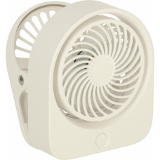 MINI DESK FAN WITH CLIP USB 11,5CM WHITE