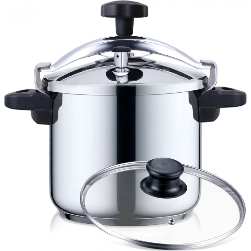 Haeger PC-10S.021A Pressure Cooker Plus Spiediena katls 2in1 10L