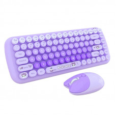 Mofii Candy New 2,4 G bezvadu tastatūras un peles komplekts (violeta)