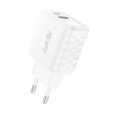 Foneng EU56 1xUSB-A, 1xUSB-C, 20W Power Charger (White)