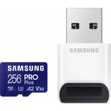 Samsung atmiņas karte Samsung PRO Plus micro SDXC 256 GB U3 A2 V30 (MB-MD256SB/WW)