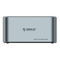 Dokstacija 2,5"/3,5" HDD/SSD, 5Gbps, USB-C uz USB-C/A ar klonēšanas funkciju (melns)