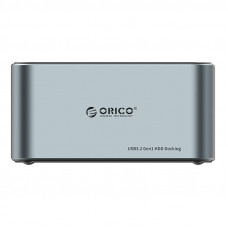 Dokstacija 2,5"/3,5" HDD/SSD, 5Gbps, USB-C uz USB-C/A ar klonēšanas funkciju (melns)