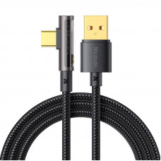 Mcdodo USB uz USB-C Prism 90 grādu kabelis Mcdodo CA-3380, 6A, 1,2 m (melns)