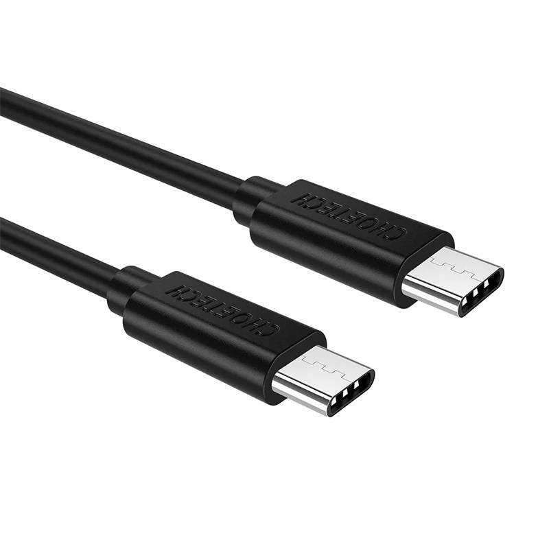 Choetech USB-C to USB-C cable Choetech, 1m (black)