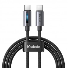 Mcdodo CA-5740 USB-C–USB-C kabelis, 100 W 1,2 m (melns)