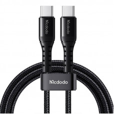 Mcdodo kabelis no USB-C uz USB-C Mcdodo CA-5640, 60 W, 0,2 m (melns)