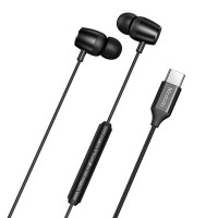 Mcdodo HP-1050 in-ear, vadu austiņas, USB-C (melns)