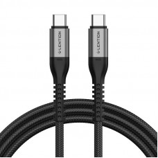 Lention USB-C to USB-C Fast charging cable Lention CB-CCT 60W, 5A/20V, 480Mbps, 2m (black)